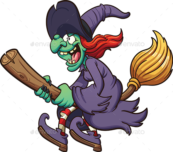 Cartoon Witch by memoangeles | GraphicRiver